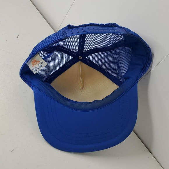 VTG Drager Backhoe Well Trenching Drilling Truck Rig Snapback Hat Trucker Cap - Picture 7 of 9